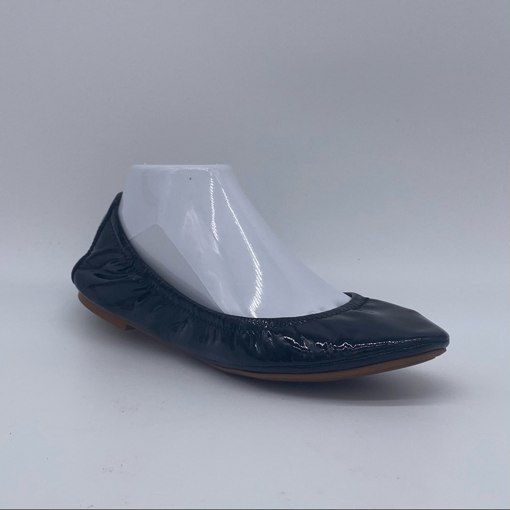 Tory Burch Eddie Black Patent Leather Ballet Flats - Picture 5 of 14